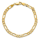 14k 4.75mm Flat Figaro Chain - Product Photo