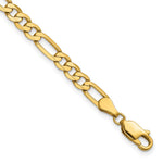 14k 4.75mm Flat Figaro Chain - Product Photo