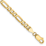 14k 4.75mm Flat Figaro Chain - Product Photo