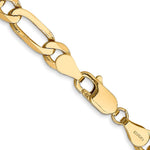 14k 5.25mm Flat Figaro Chain - Product Photo