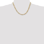 14k 5.25mm Flat Figaro Chain - Product Photo