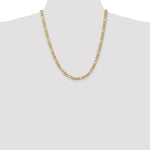 14k 5.25mm Flat Figaro Chain - Product Photo