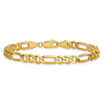 14k 5.25mm Flat Figaro Chain - Product Photo