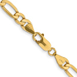 14k 6.25mm Flat Figaro Chain - Product Photo
