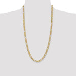 14k 6.25mm Flat Figaro Chain - Product Photo