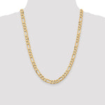 14k 7.5mm Flat Figaro Chain - Product Photo