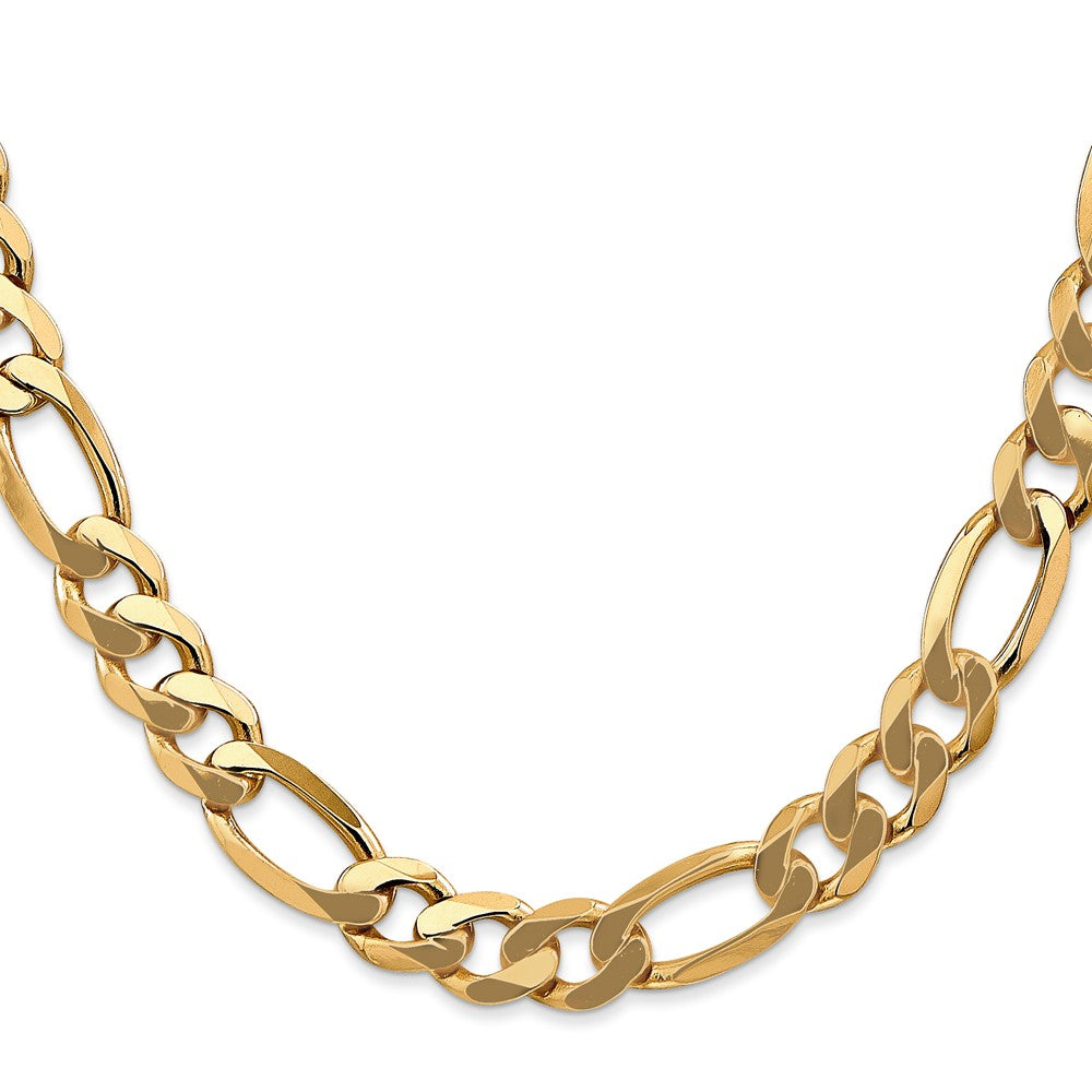 14k 8.75mm Flat Figaro Chain - Product Photo