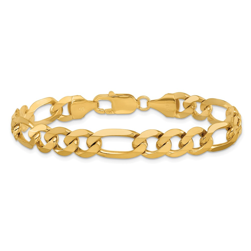 14k 8.75mm Flat Figaro Chain - Product Photo