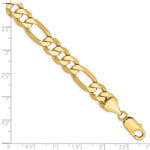 14k 8.75mm Flat Figaro Chain - Product Photo
