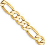 14k 10mm Flat Figaro Chain - Product Photo