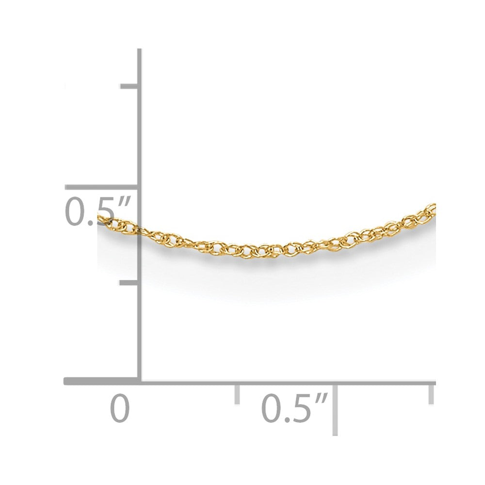 14K Yellow Gold Child's Rope Chain - Product Photo