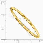 14K Yellow Gold 2.5mm Slip-on Baby Bangle - Product Photo