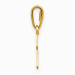 14K Yellow Gold Children's Cross Pendant - Product Photo