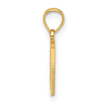 14K Yellow Gold Polished BOY MOM Pendant - Product Photo