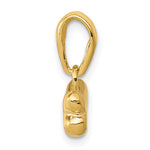 14k Dog Bone Pendant - Product Photo