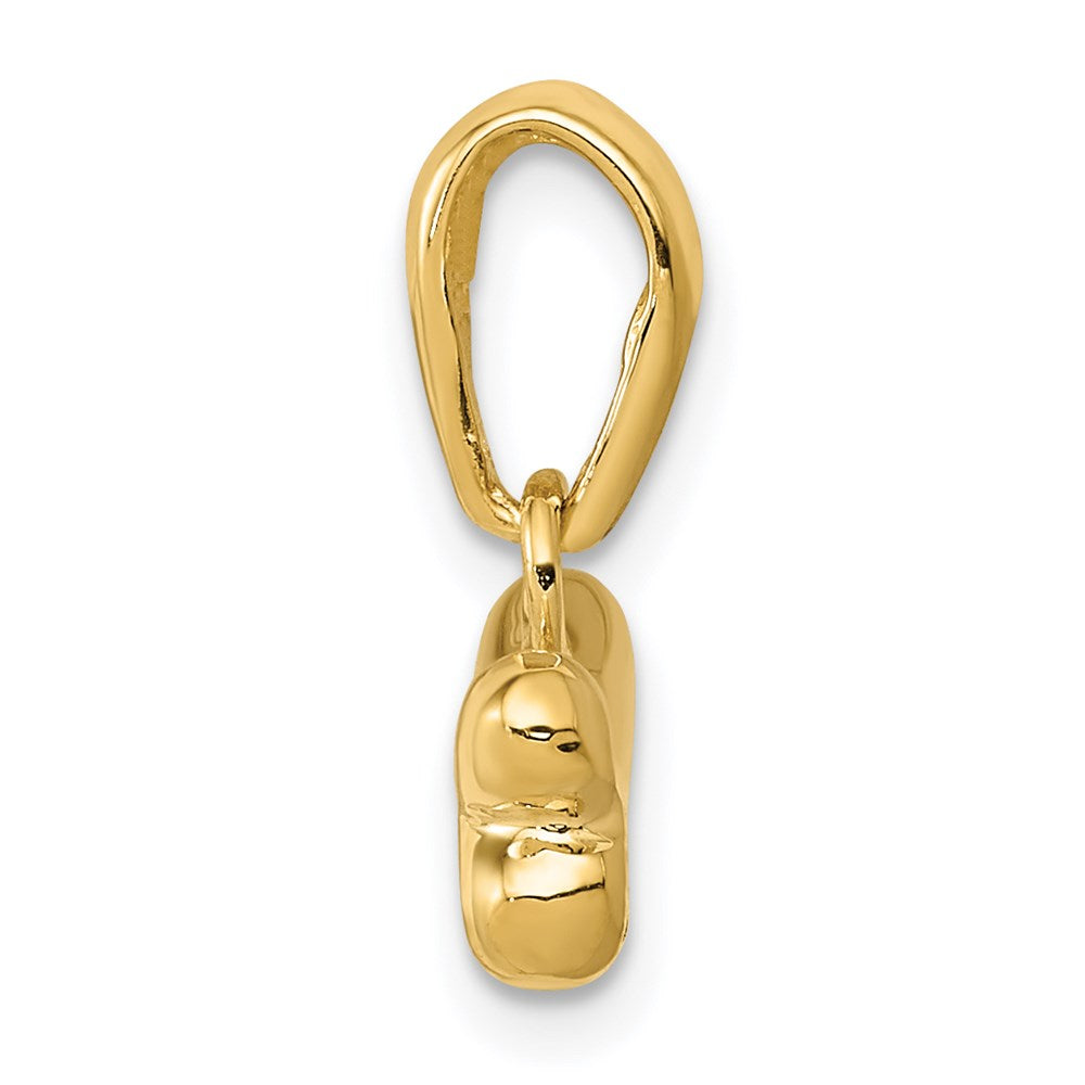 14k Dog Bone Pendant - Product Photo
