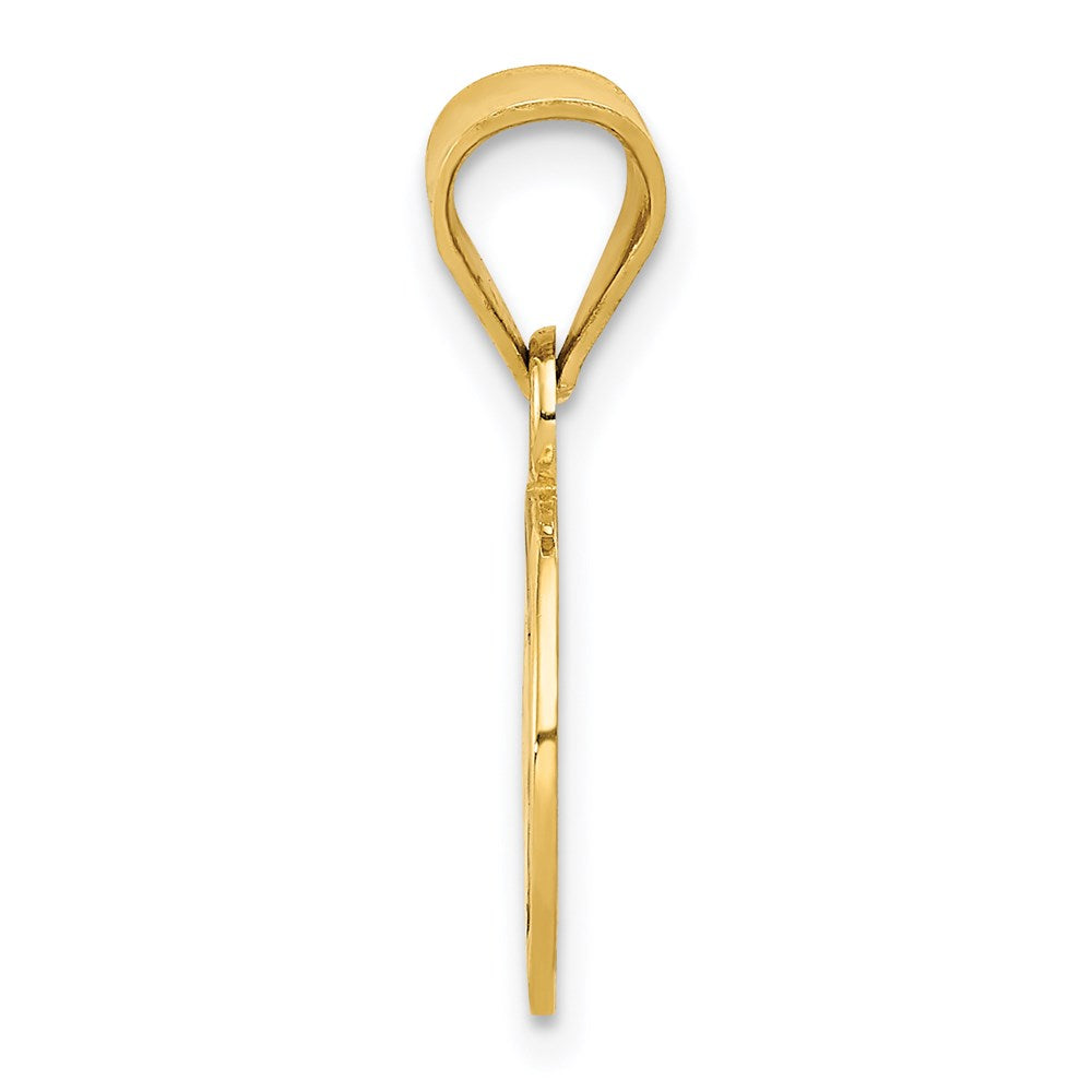 14k Enameled Soccer Ball Pendant - Product Photo