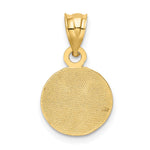 14k Enameled Soccer Ball Pendant - Product Photo