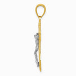 10K / 14K Two-tone Mariner's Crucifix Pendant - Product Photo