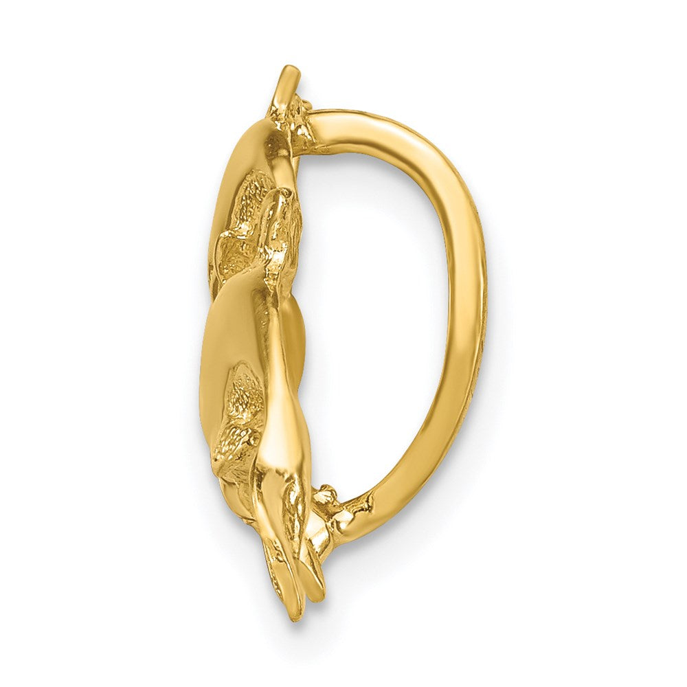 14k Dolphins Slide - Product Photo