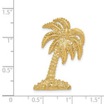 14k Palm Tree Slide - Product Photo