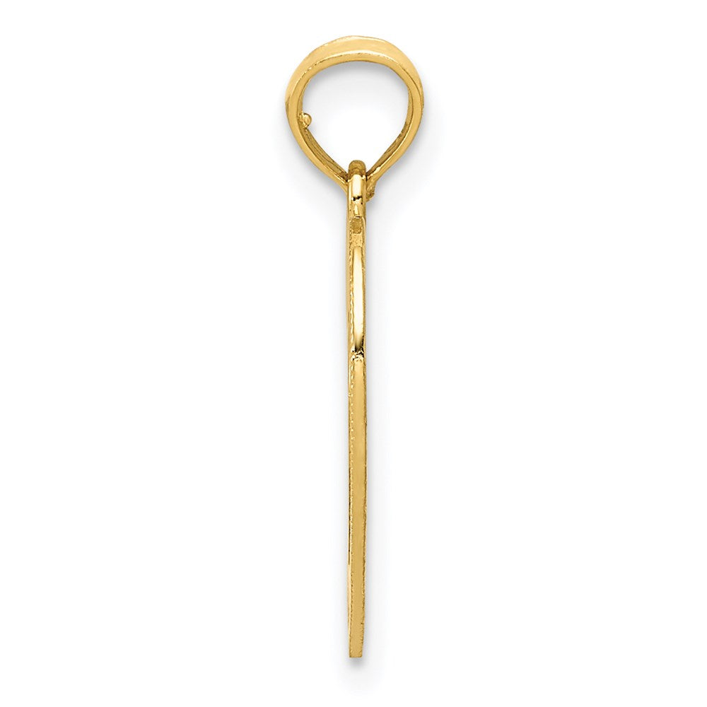 14K Polished Heart Pendant - Product Photo