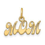 14K Yellow Gold MOM Charm - Product Photo
