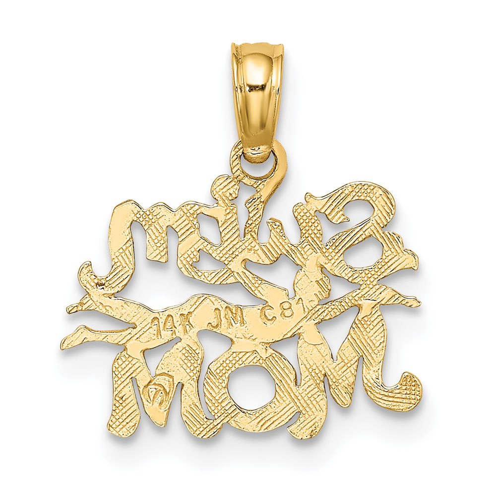 14K SWIM MOM w/Swimmer Charm - Product Photo