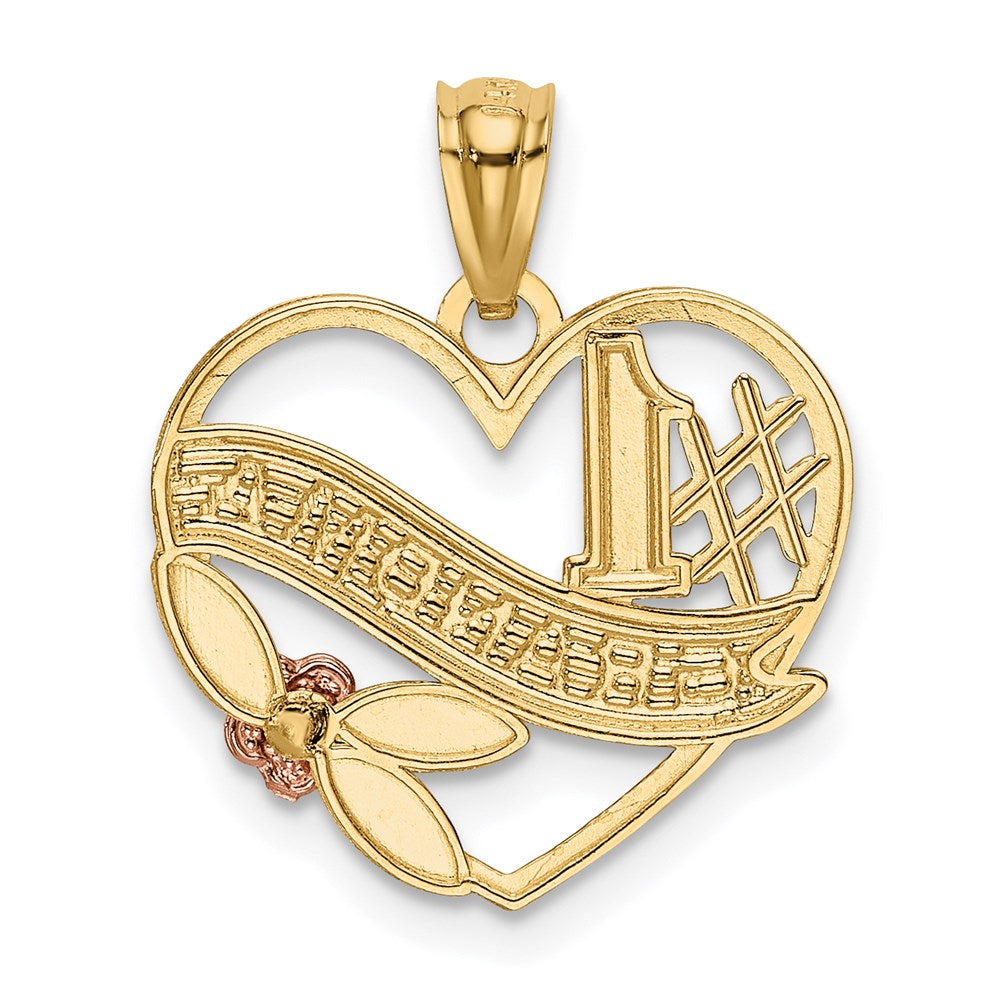 14K Two-tone with White Rhodium 