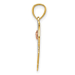 14K Two-tone with White Rhodium 