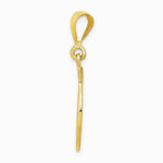 10K / 14K Yellow Gold Good Luck Clover Pendant - Product Photo
