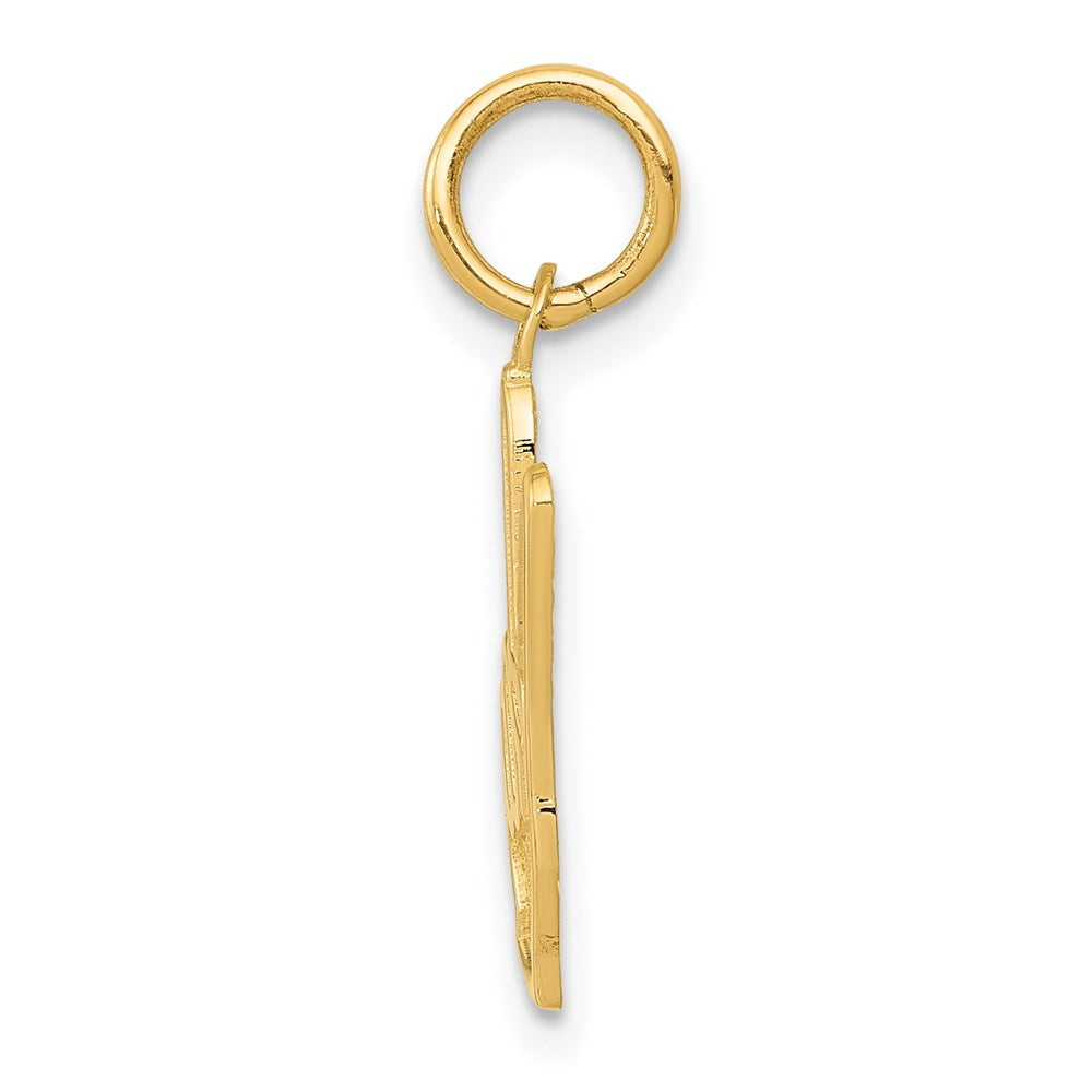 14k Peace Sign Charm - Product Photo