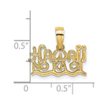 14k HAWAII NO KA OI Charm - Product Photo