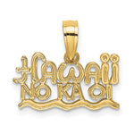 14k HAWAII NO KA OI Charm - Product Photo