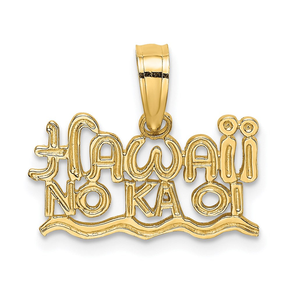 14k HAWAII NO KA OI Charm - Product Photo