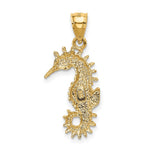 14K Seahorse Pendant - Product Photo