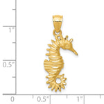 14K Seahorse Pendant - Product Photo