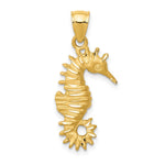 14K Seahorse Pendant - Product Photo