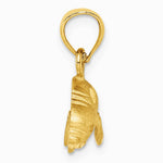 10K / 14K Yellow Gold Manatee Pendant - Product Photo