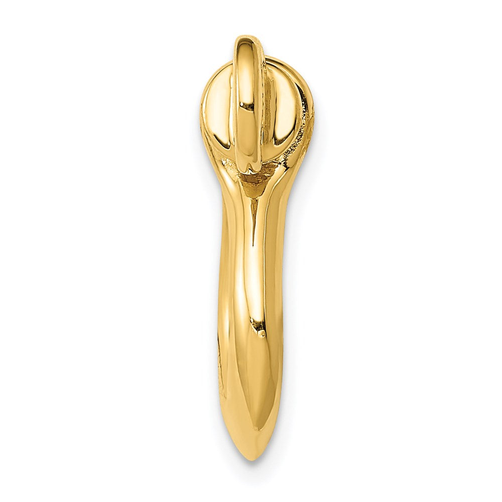 14K  3D Large Shackle Link Pendant - Product Photo