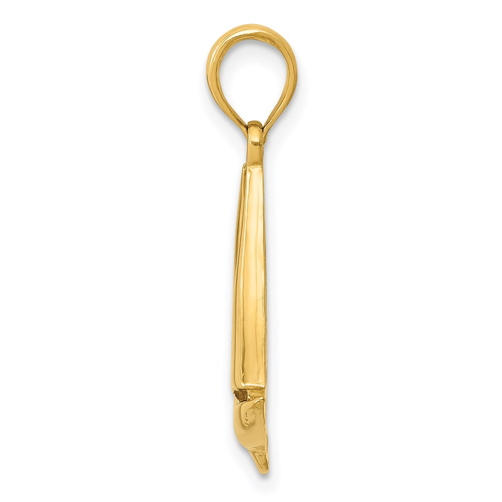 14k Sailboat Pendant - Product Photo