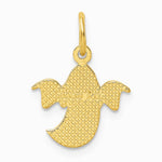10K / 14K Yellow Gold Ghost Charm - Product Photo
