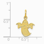 10K / 14K Yellow Gold Ghost Charm - Product Photo
