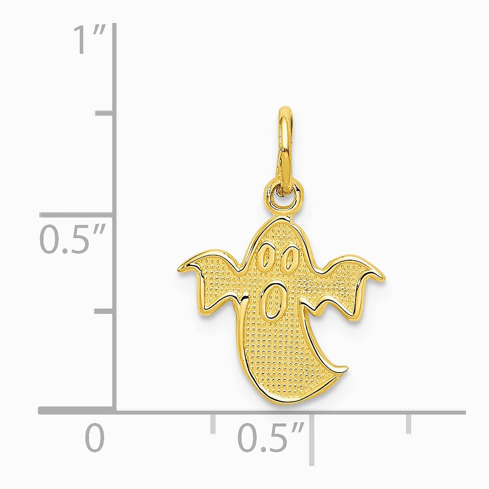 10K / 14K Yellow Gold Ghost Charm - Product Photo