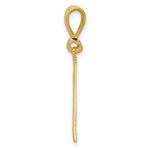14K Yellow Gold Strength Pendant - Product Photo