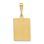 14K Yellow Gold Strength Pendant - Product Photo