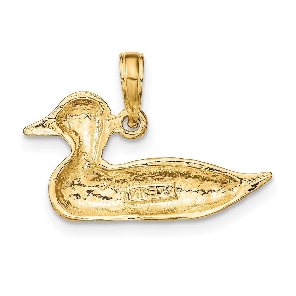 14k Mallard Charm - Product Photo