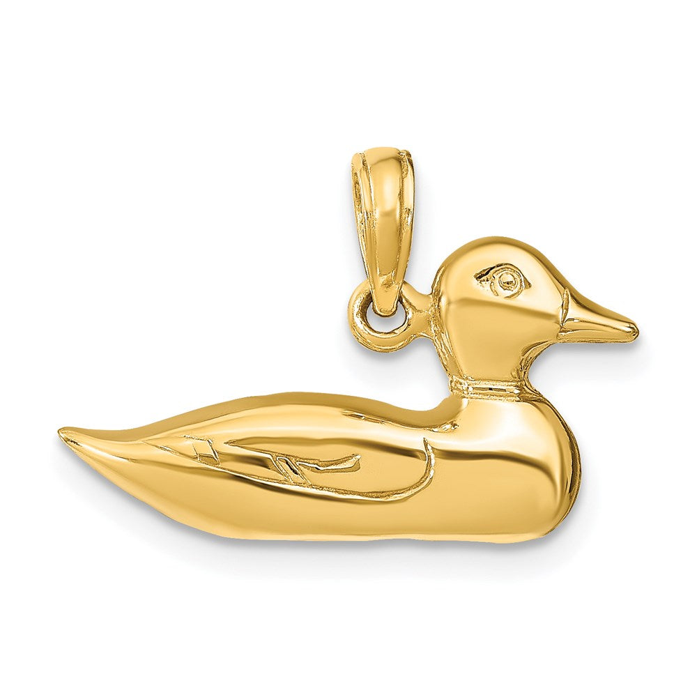 14k Mallard Charm - Product Photo