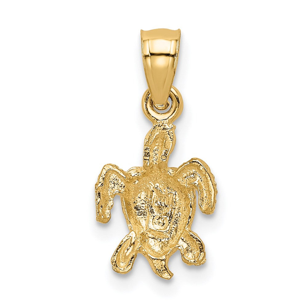 14K Turtle Pendant - Product Photo