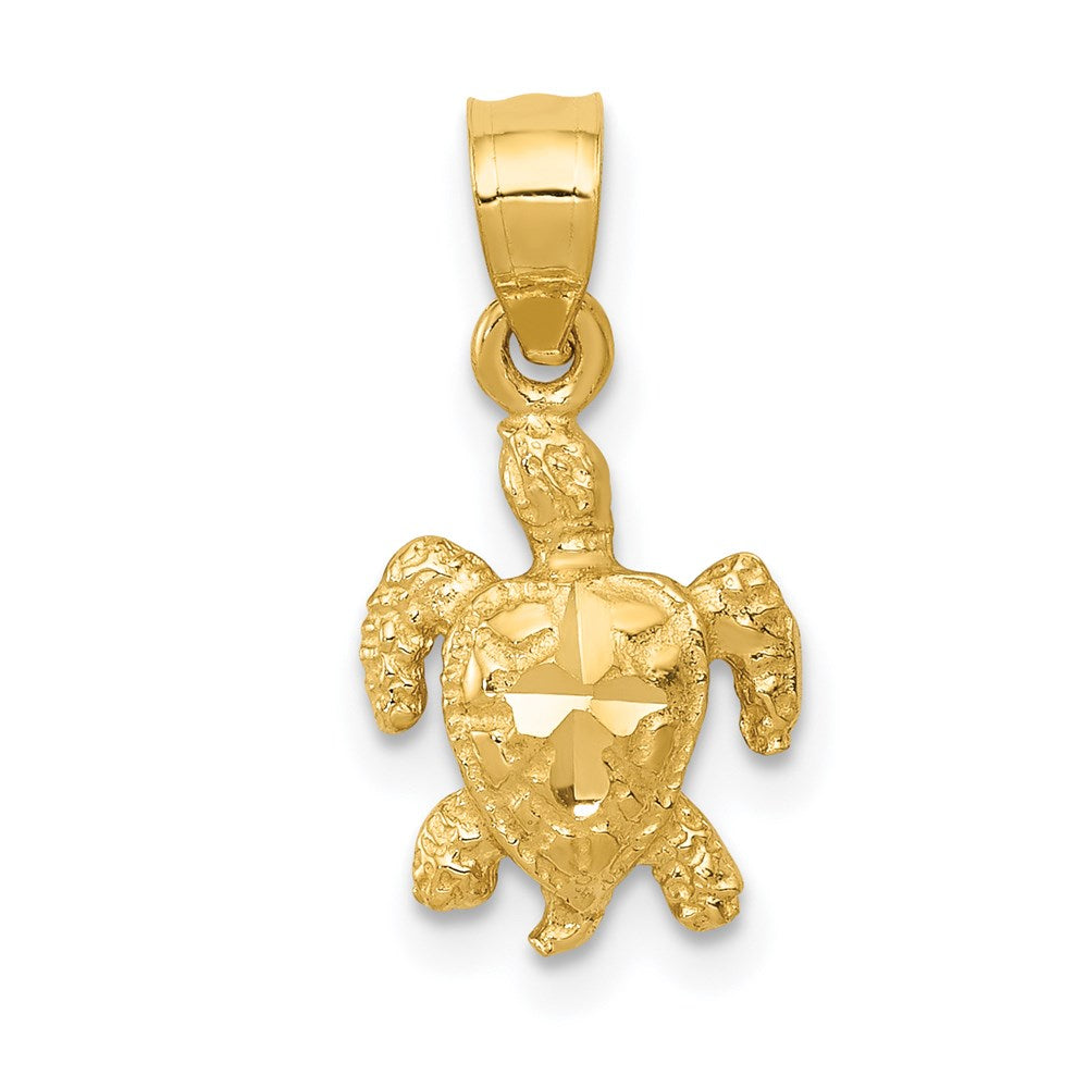 14K Turtle Pendant - Product Photo